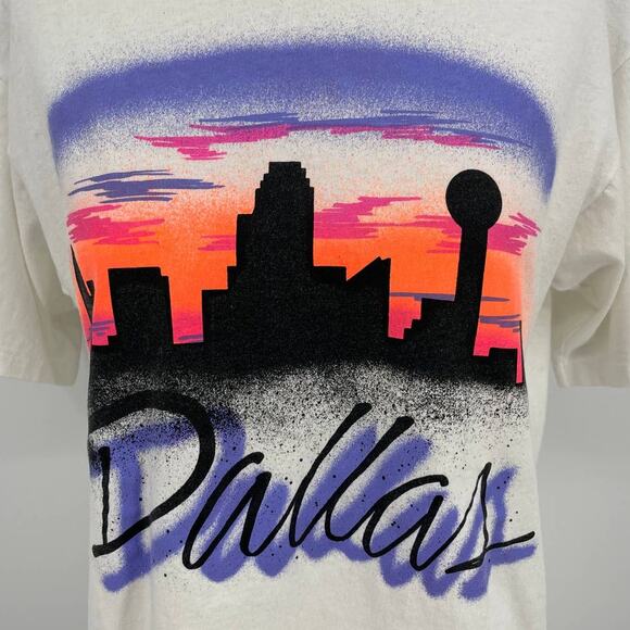 Vintage Lee Airbrushed Dallas Shirt - Picture 4 of 6